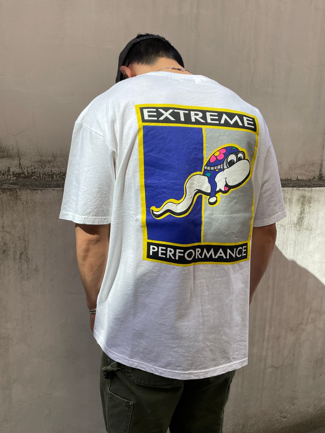 90s Oneita Sperm Parody T-shirt 상품이미지5