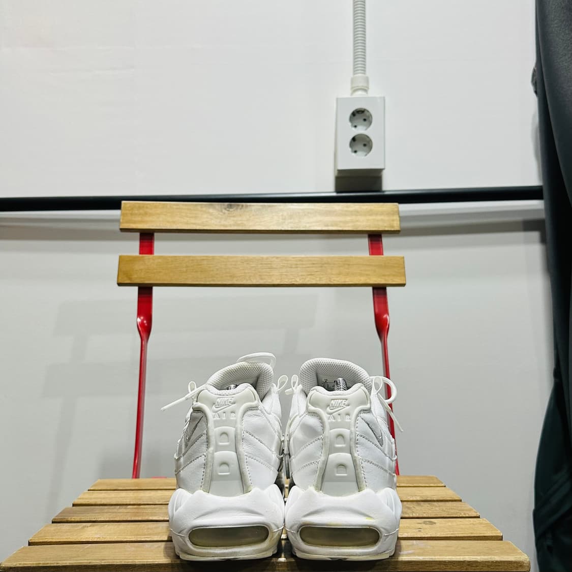 260) 나이키 운동화 남성 남자 신발 에어맥스95 화이트 상품이미지4