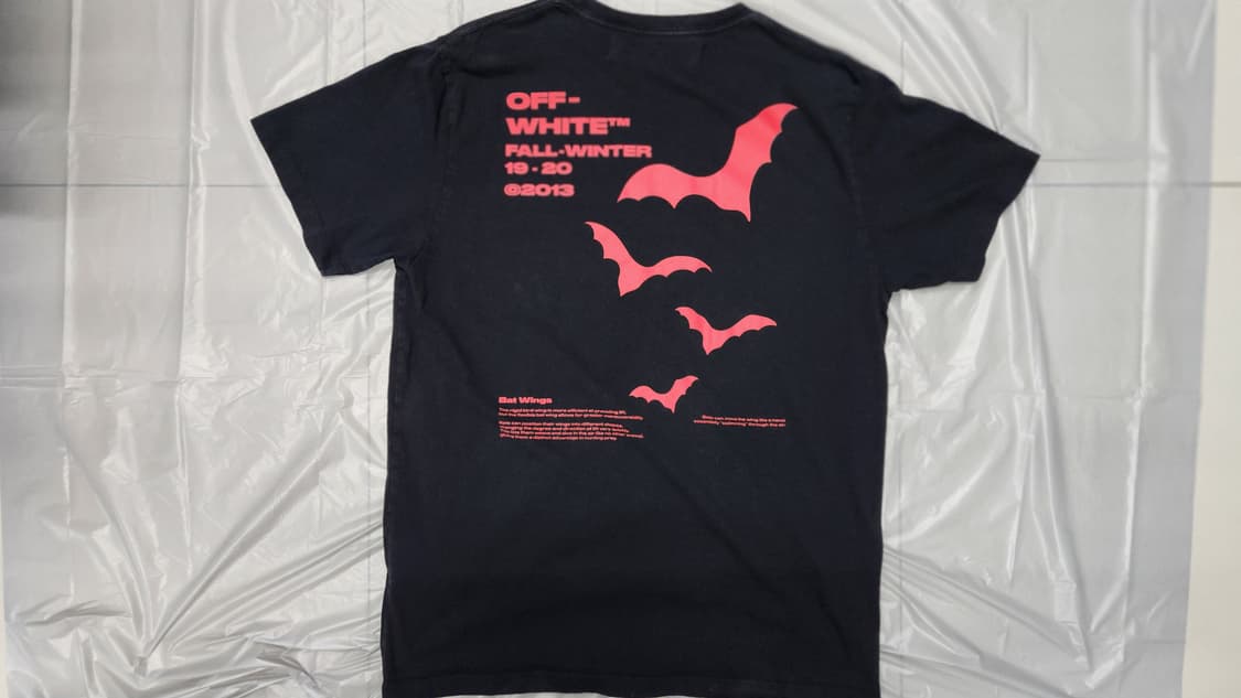 Off-White Men's Black Printing 반팔 티셔츠 XL 상품이미지2