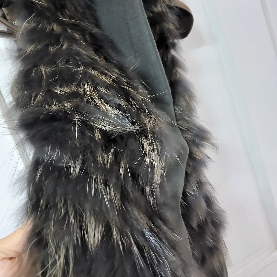 sj wani 손정완 천연 라쿤털 조끼 베스트 44~55 상품이미지3