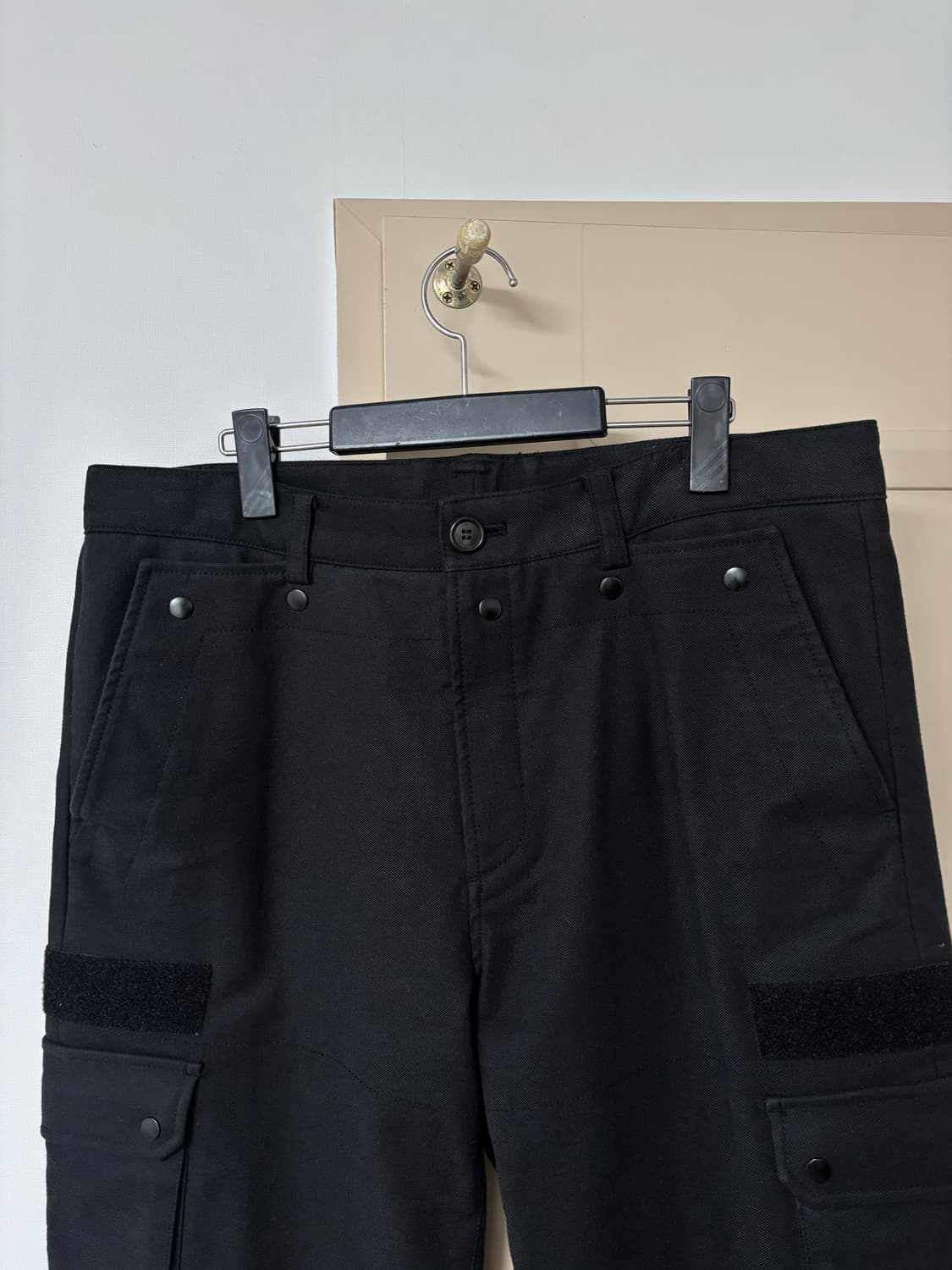 시스템 스트레이트핏 블랙 카고 팬츠 32 상품이미지3