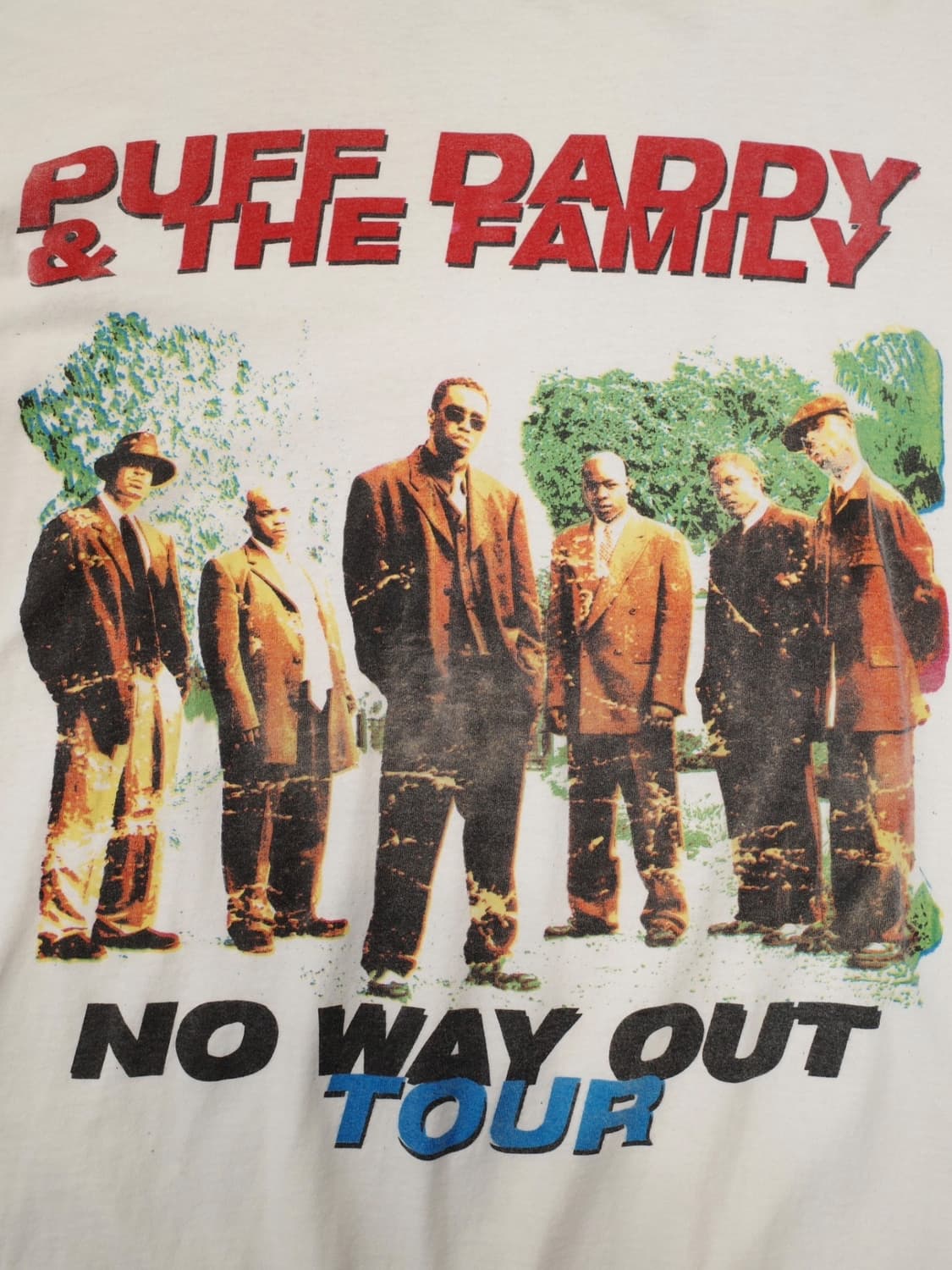 90’s 퍼프 대디 부틀렉 투어 티셔츠 상품이미지2