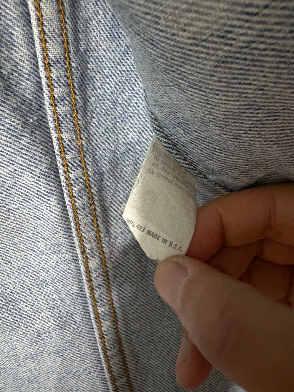 80‘s USA Levis 70506 denim jacket.  상품이미지6