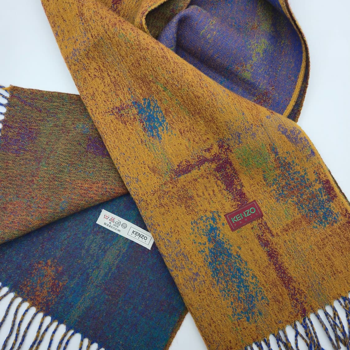 KENZO 겐조 양면 목도리 머플러 숄 [JBFS10751-68-01] 상품이미지7