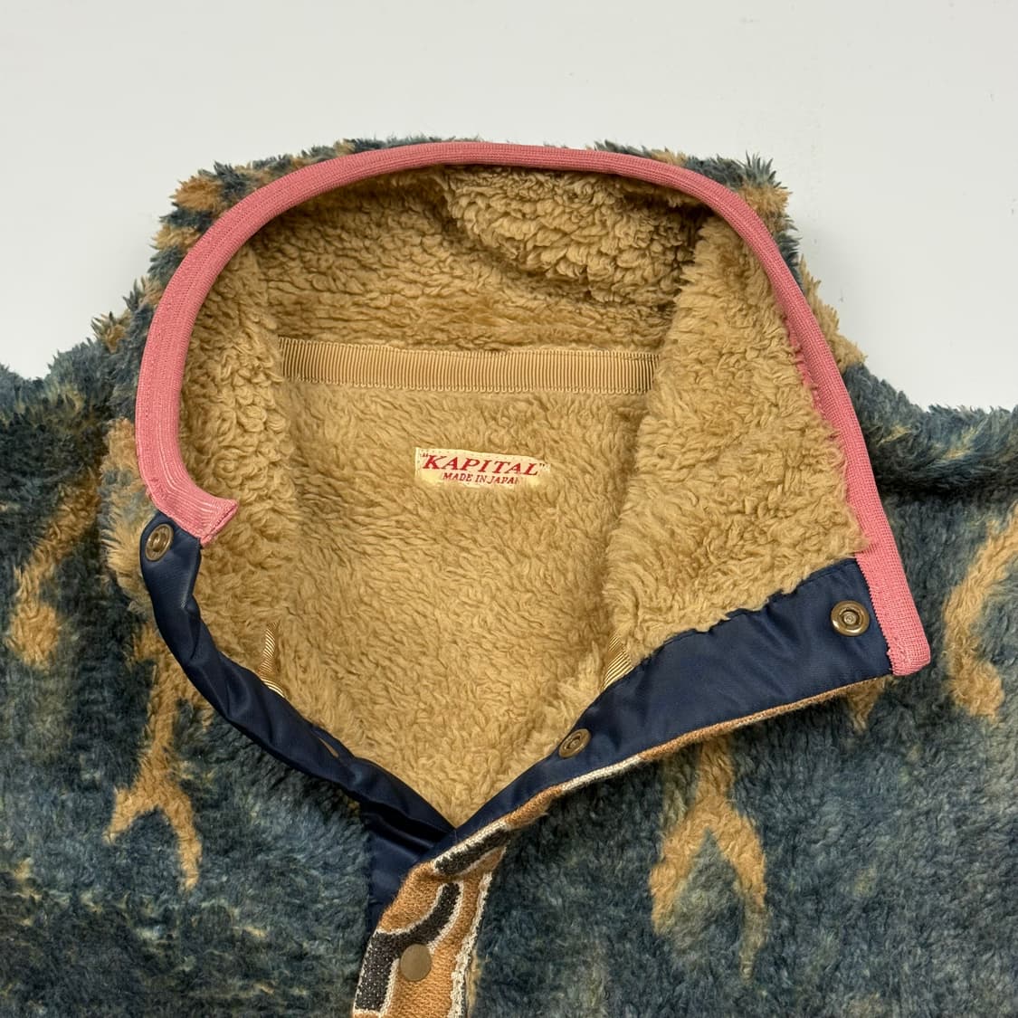 (103) 캐피탈 자바 카스리 패턴 플리스 풀오버 상품이미지6