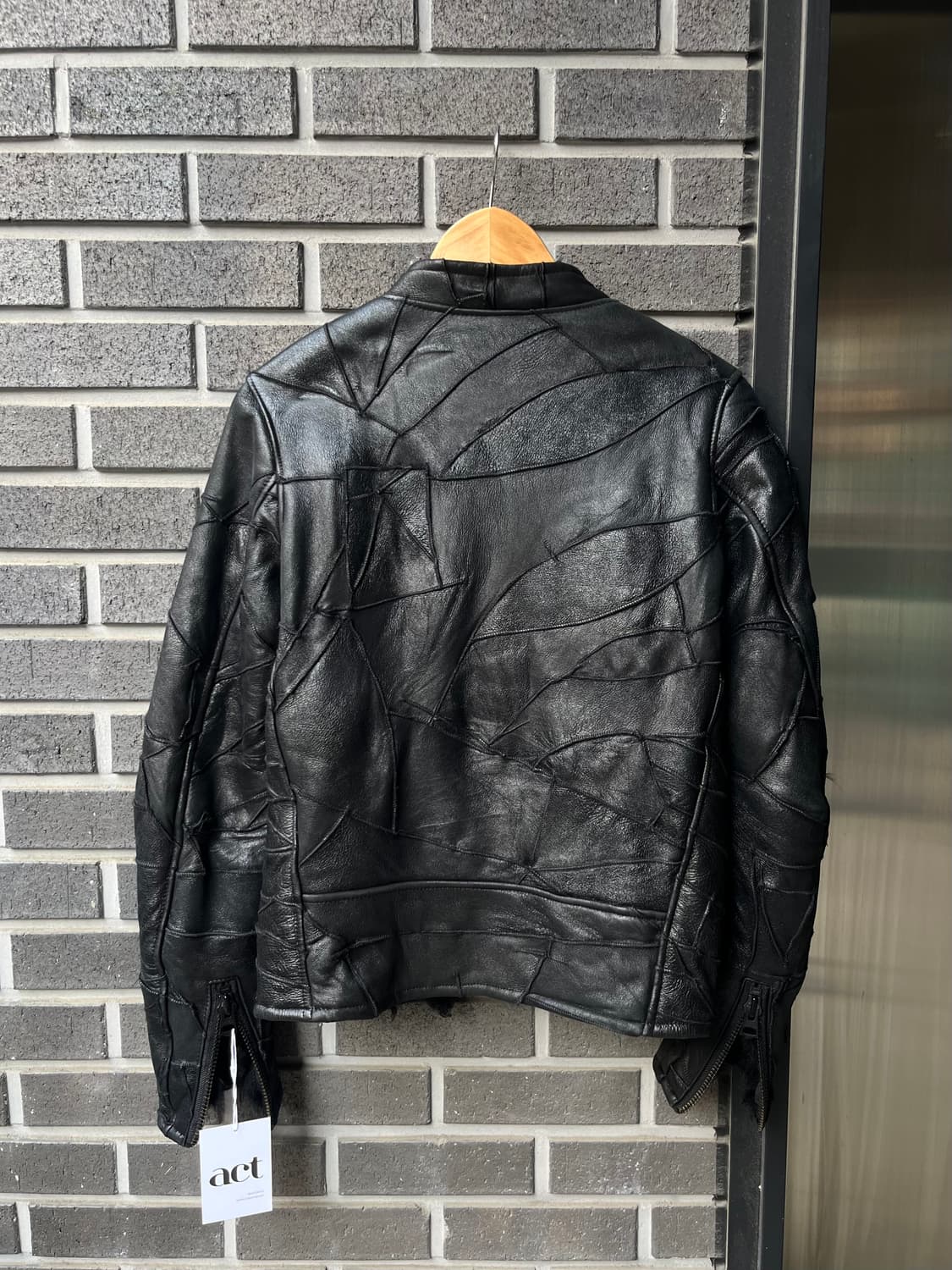 90s NUMERODUE 패치워크 양가죽 자켓  상품이미지9