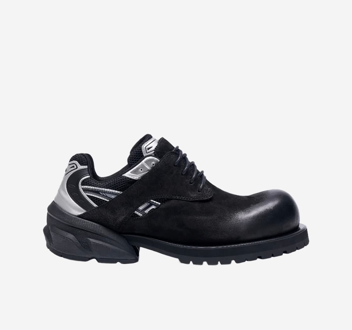 새상품 42 리매진 하이브리드 더비 슈즈 스타팅 비거 블랙 화이트 실버 상품이미지1