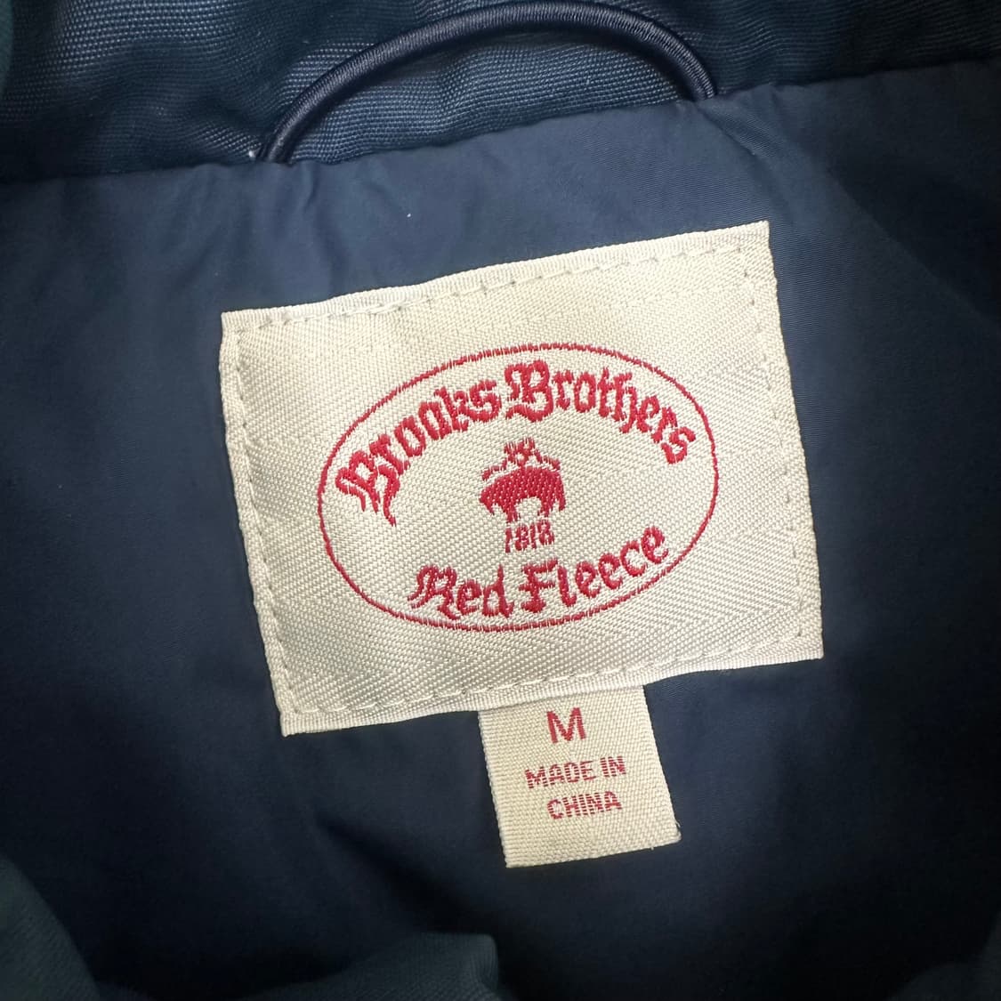 브룩스브라더스 헤링본 패딩 조끼 네이비 M 상품이미지6