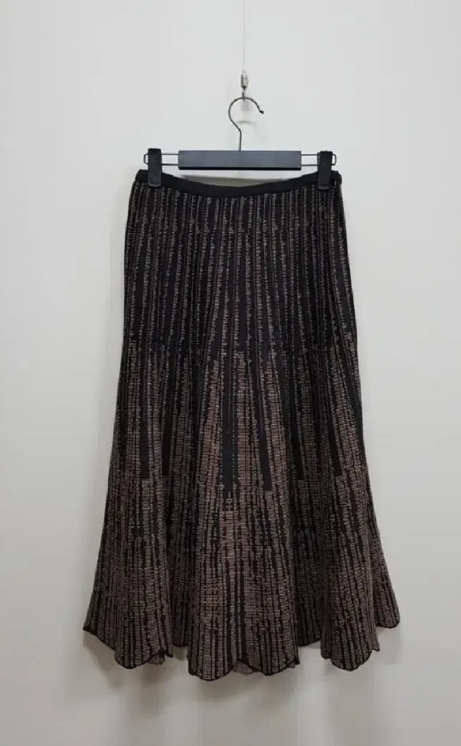 한섬 오즈세컨 O'2nd 물결 밑단 니트 스커트 S 사이즈 상품이미지2