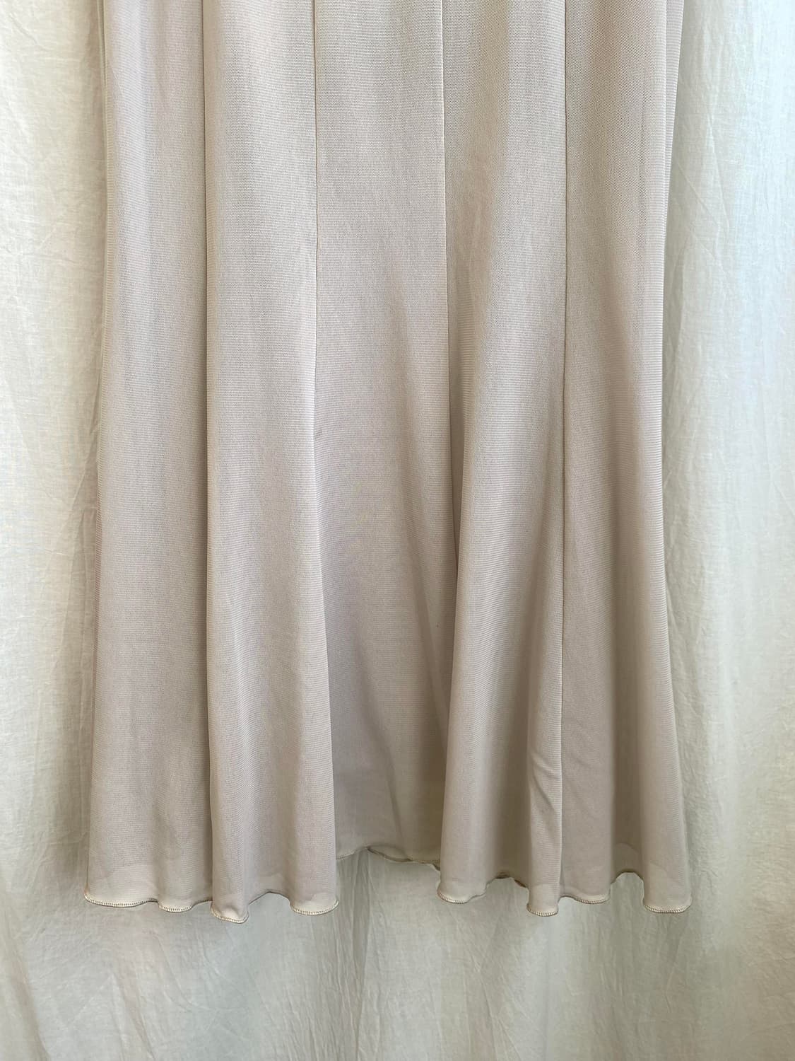 베이지 샤밴딩스커트(M) 상품이미지5