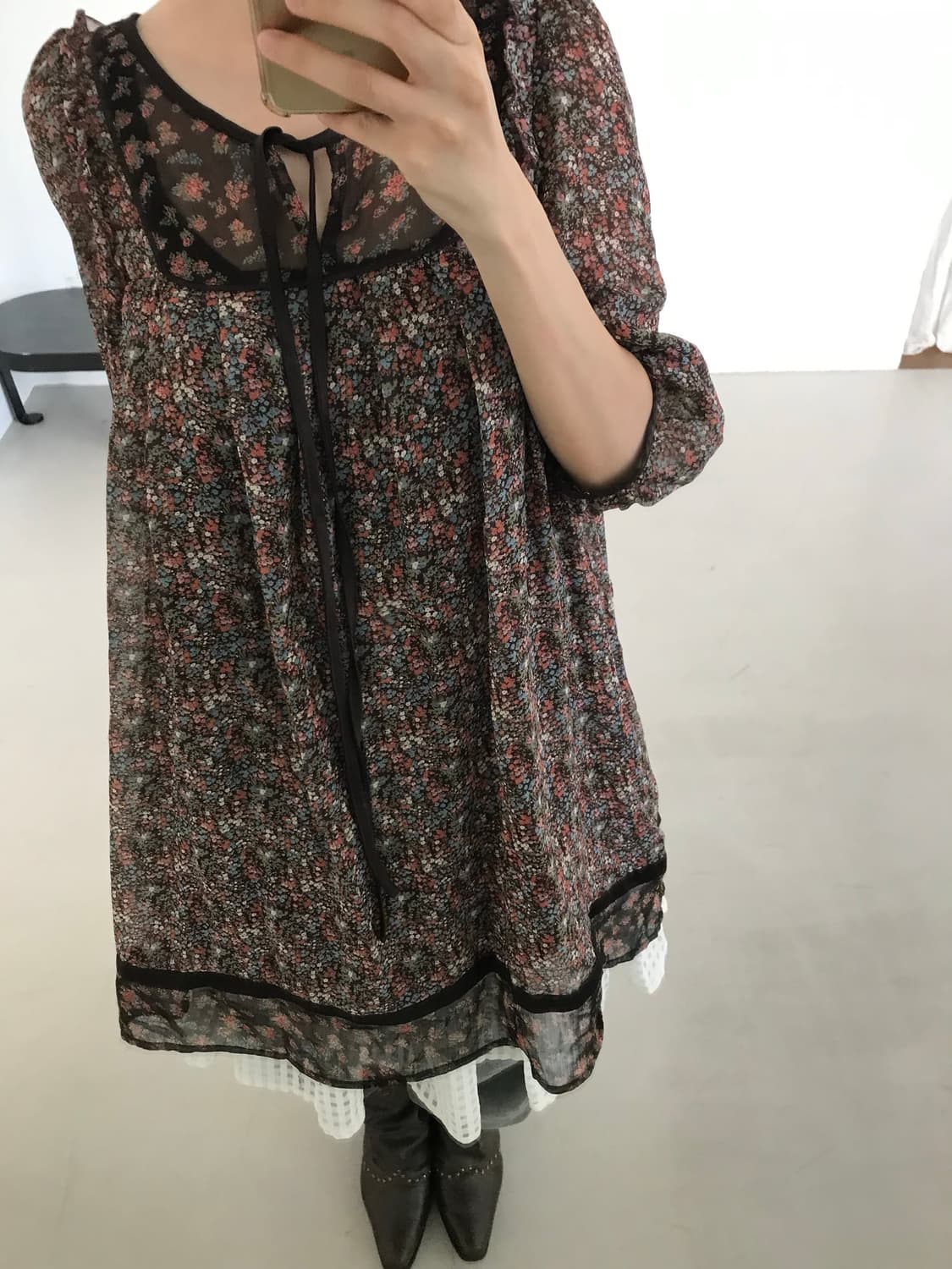 vintage pattern one-piece 상품이미지9