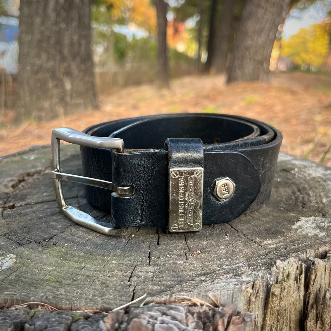 리 블랙 리얼 레더 벨트 상품이미지7