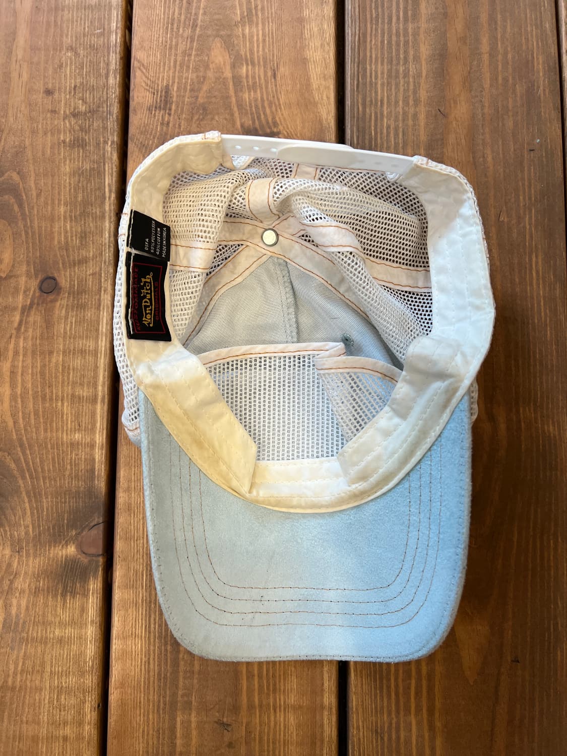 본더치 스카이블루 스웨이드 캡 상품이미지6