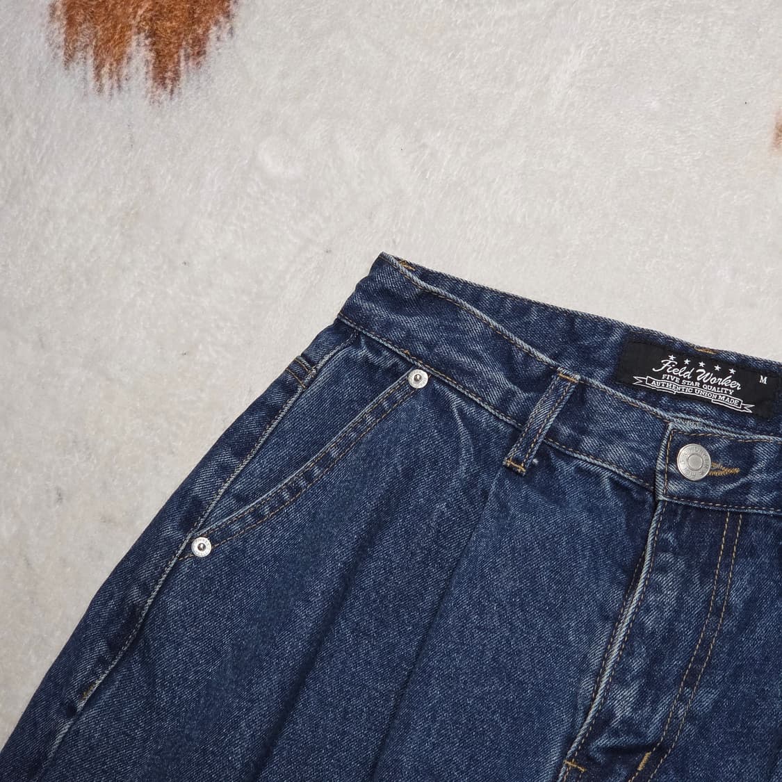 빈티지 진청 카고 데님팬츠 상품이미지2