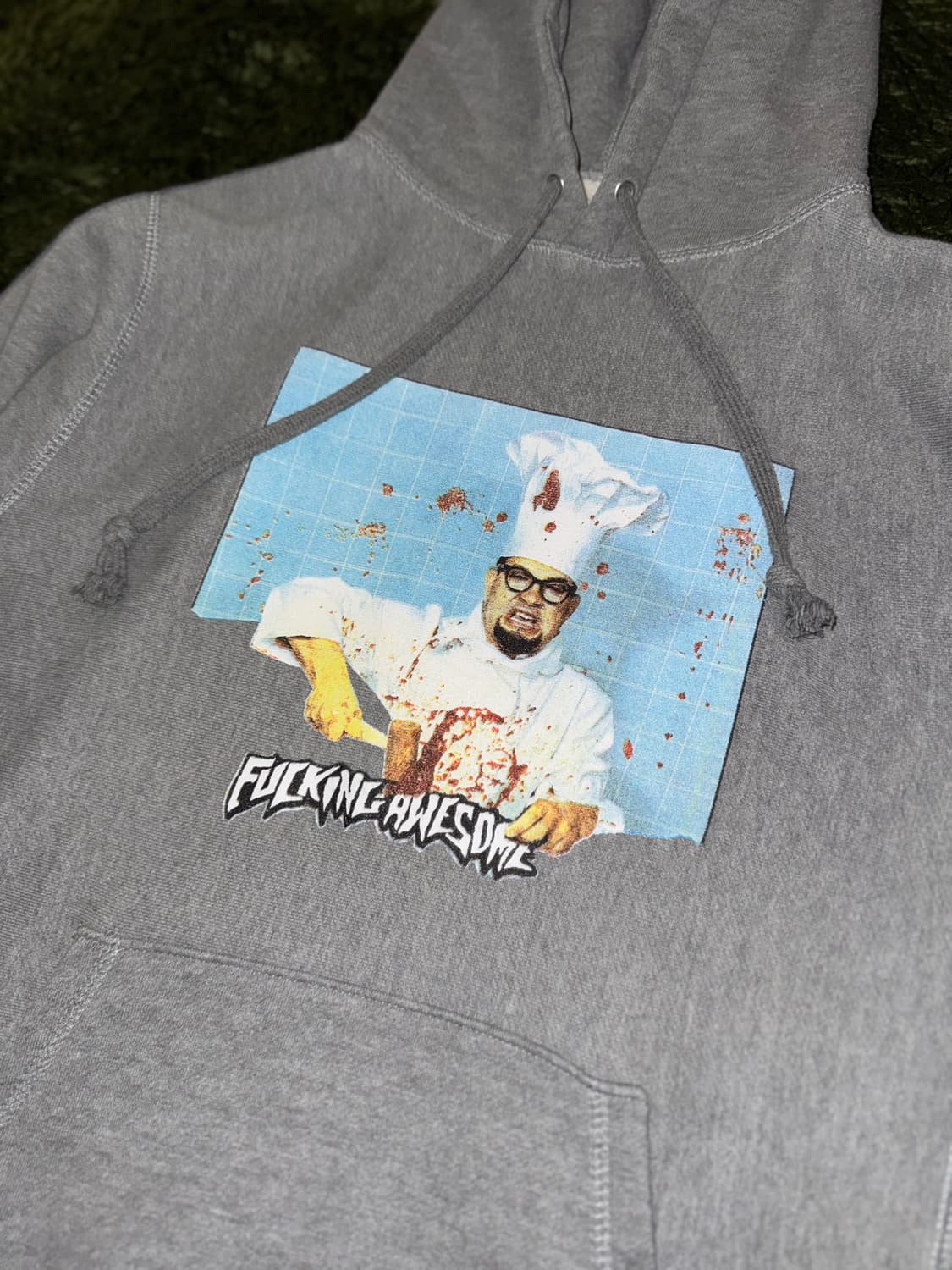 [S] Fucking Awesome 퍼킹어썸 셰프 후디 멜란지 그레이 상품이미지2