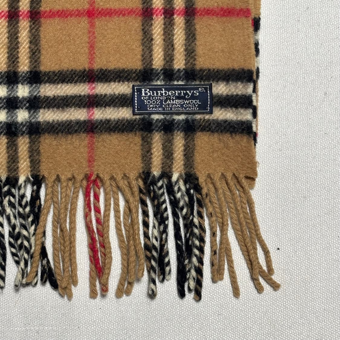 OS 버버리 노바체크 램스울 머플러 상품이미지3