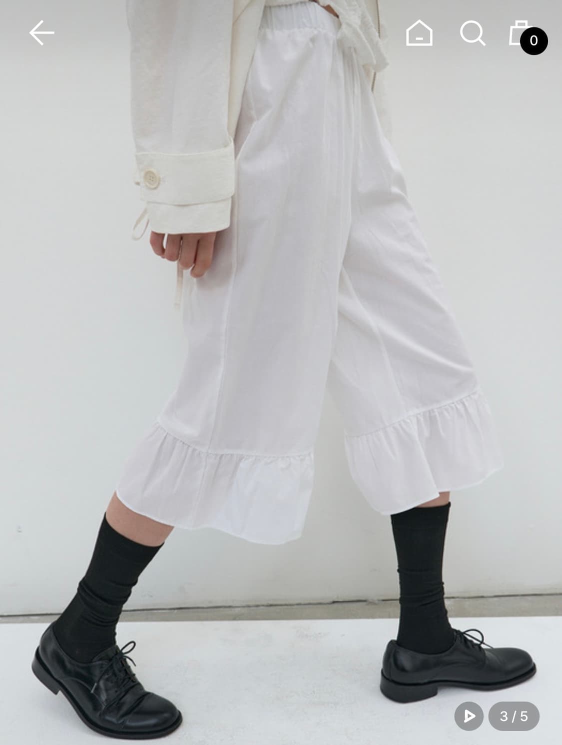 낫띵에브리띵 프릴팬츠 상품이미지3