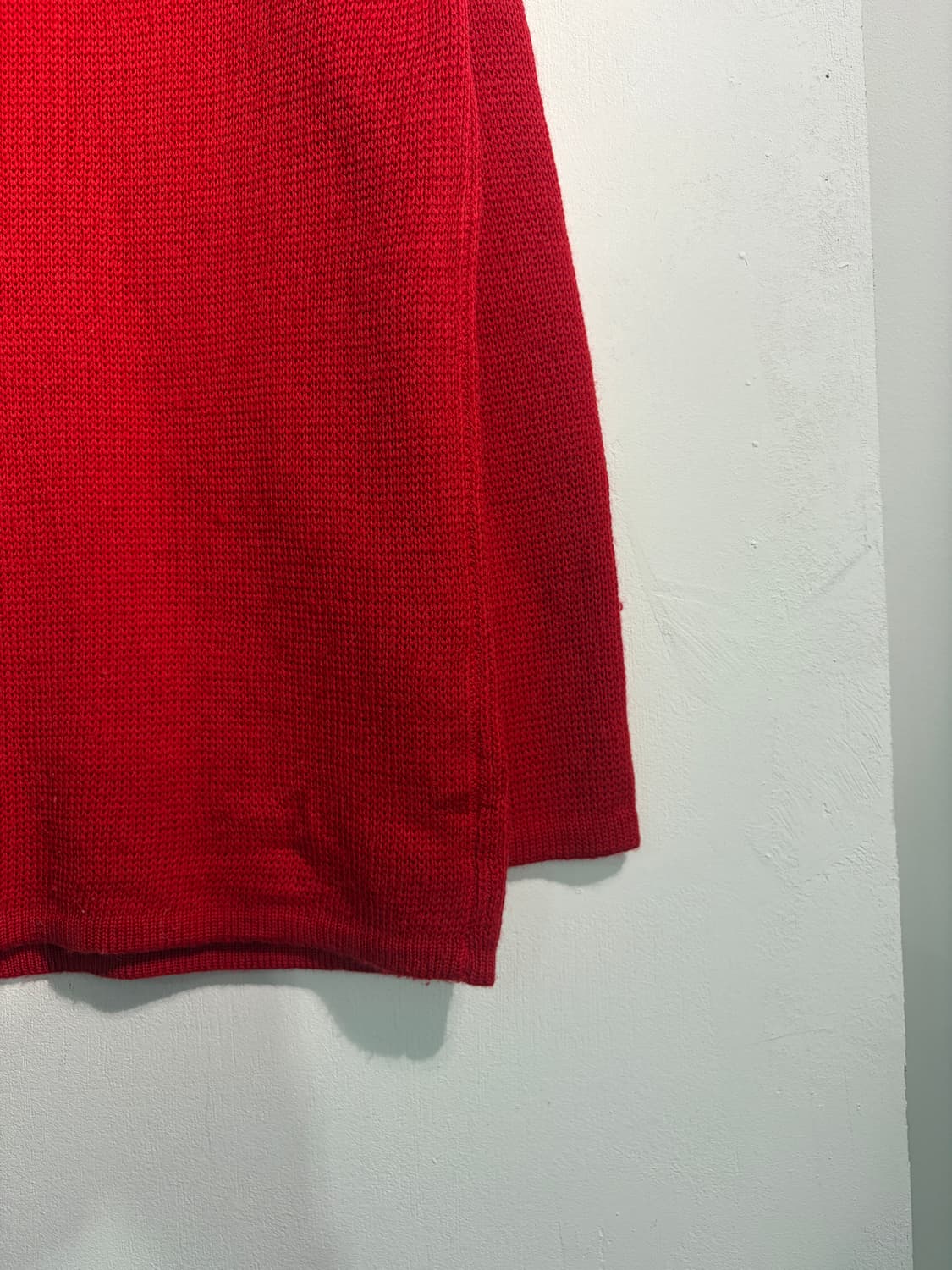 울 100% 레드 니트 가디건 L wool 100%  상품이미지10