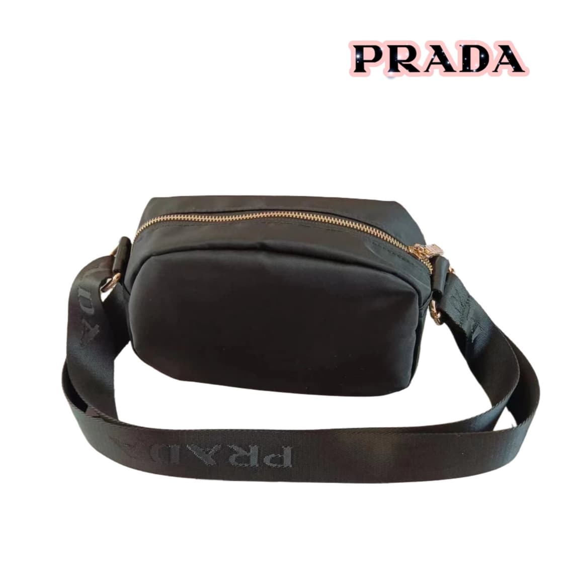 프라다뷰티 리나일론 숄더 크로스백 블랙 상품이미지2