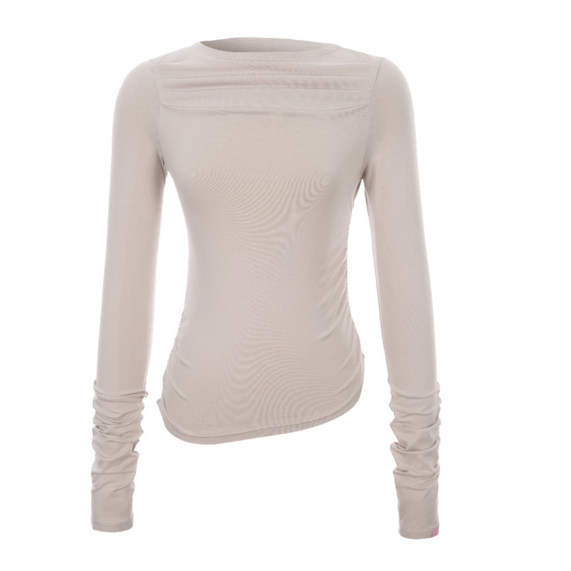 플리즈노팔로우 플노팔 리사 드레이프 탑 샌드 베이지 상품이미지1