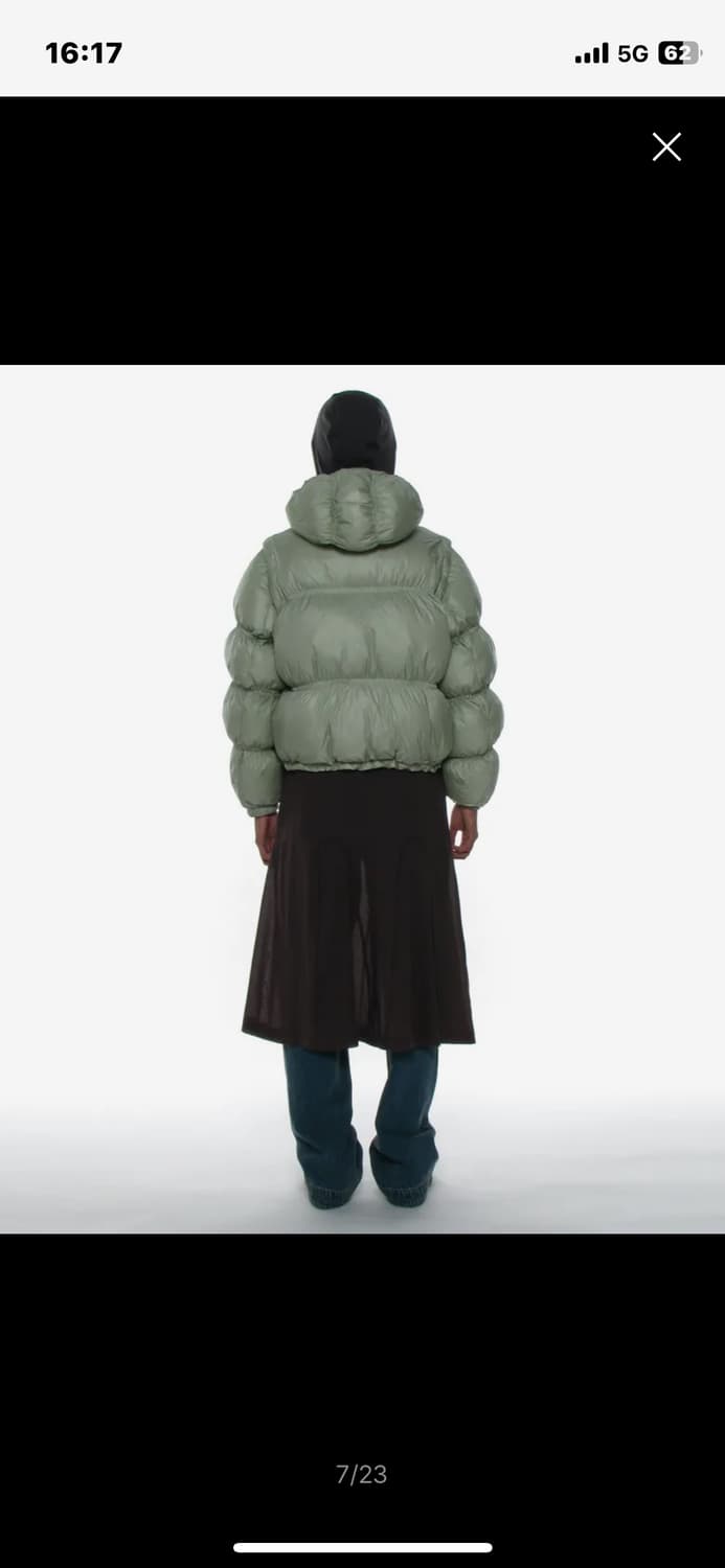 파르티멘토 우먼 리버시블 후디드 패딩 상품이미지3