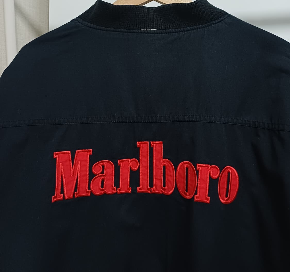 👀 90s 말보로 리버시블 봄버 자켓 - 블랙 상품이미지3