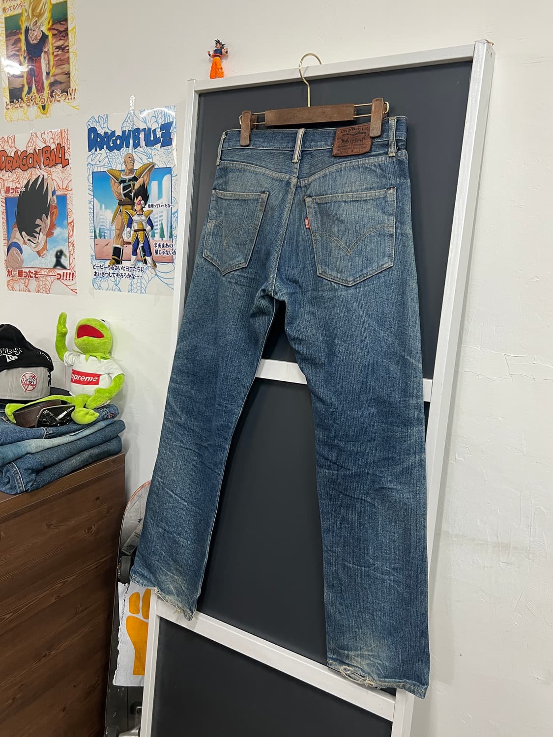 90s USA Levis 리바이스 501 빅E 스트레이트 데님 팬츠 상품이미지1