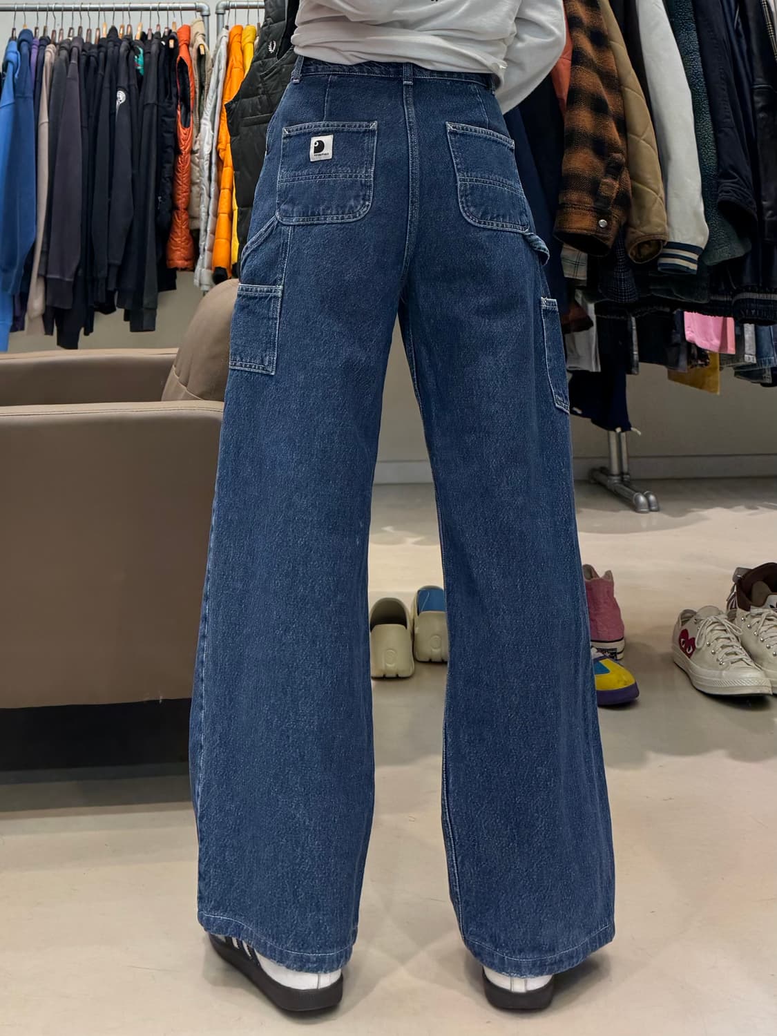 칼하트 데님 와이드팬츠 상품이미지7