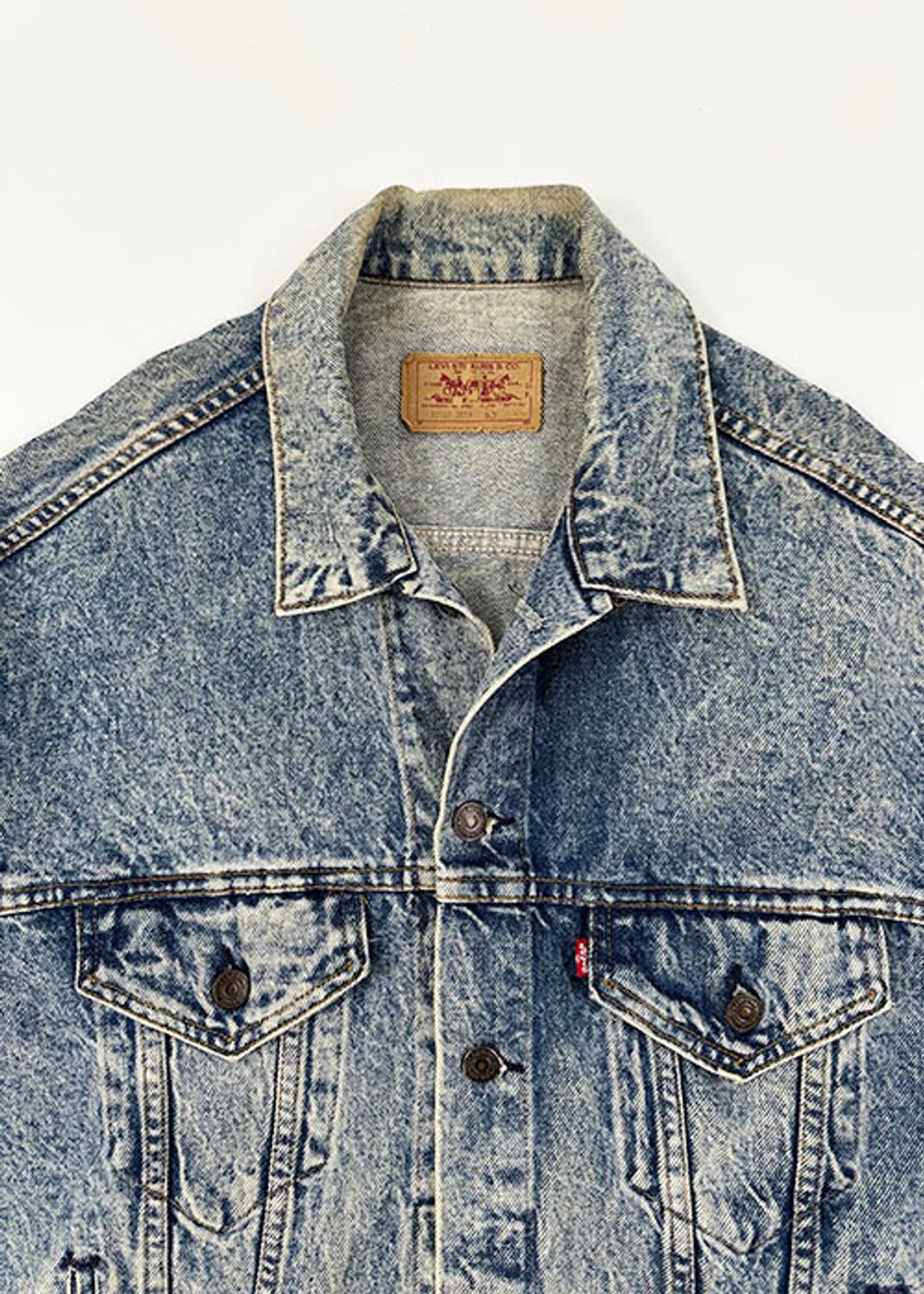 [M] 80s 리바이스 70507 0219 데님 자켓 상품이미지4