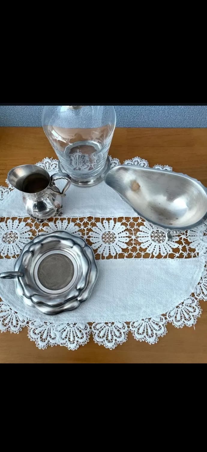 빈티지 실버 소스보트  상품이미지2