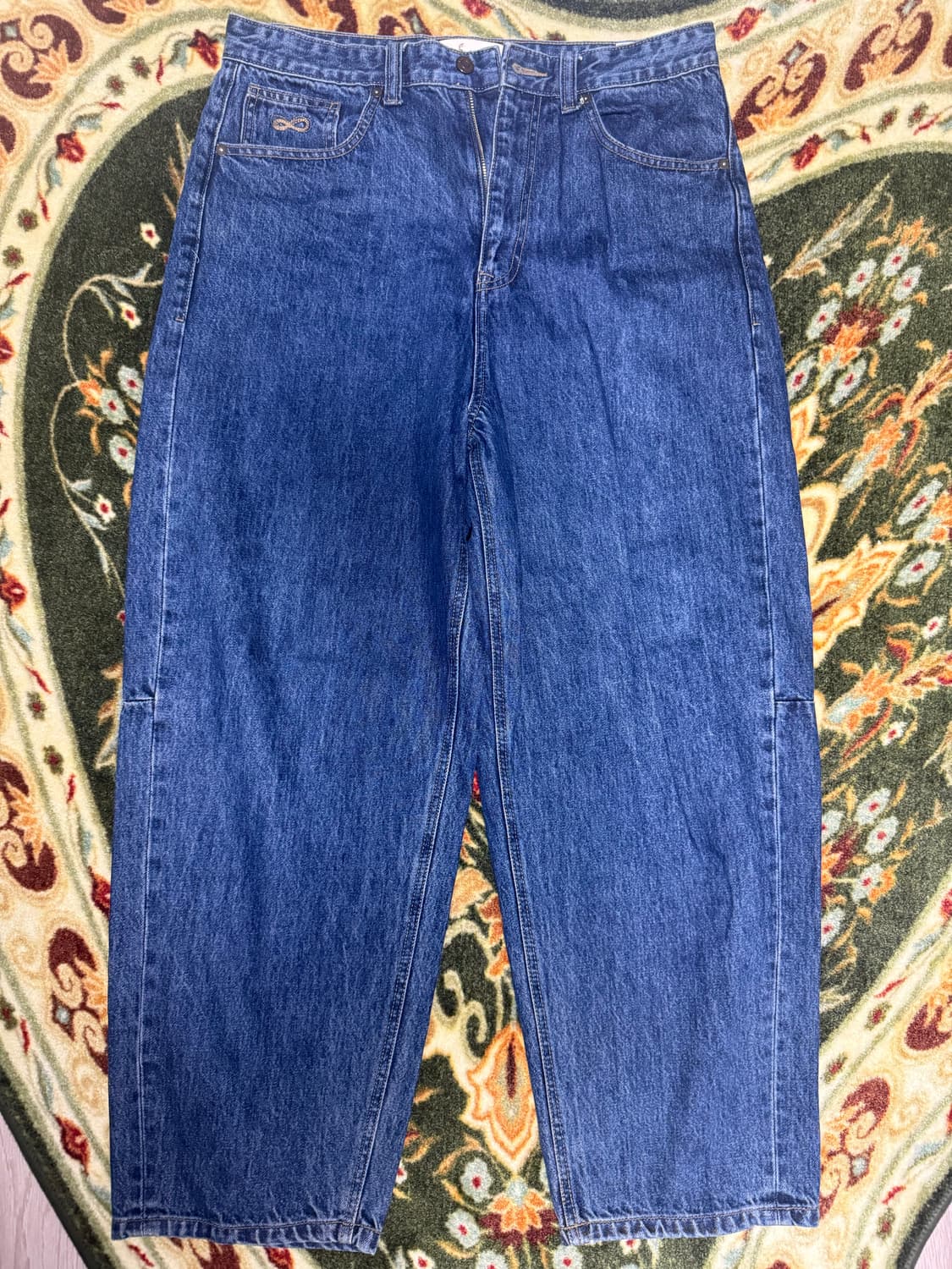 플랙 이집트 커브드 와이드 데님  상품이미지1