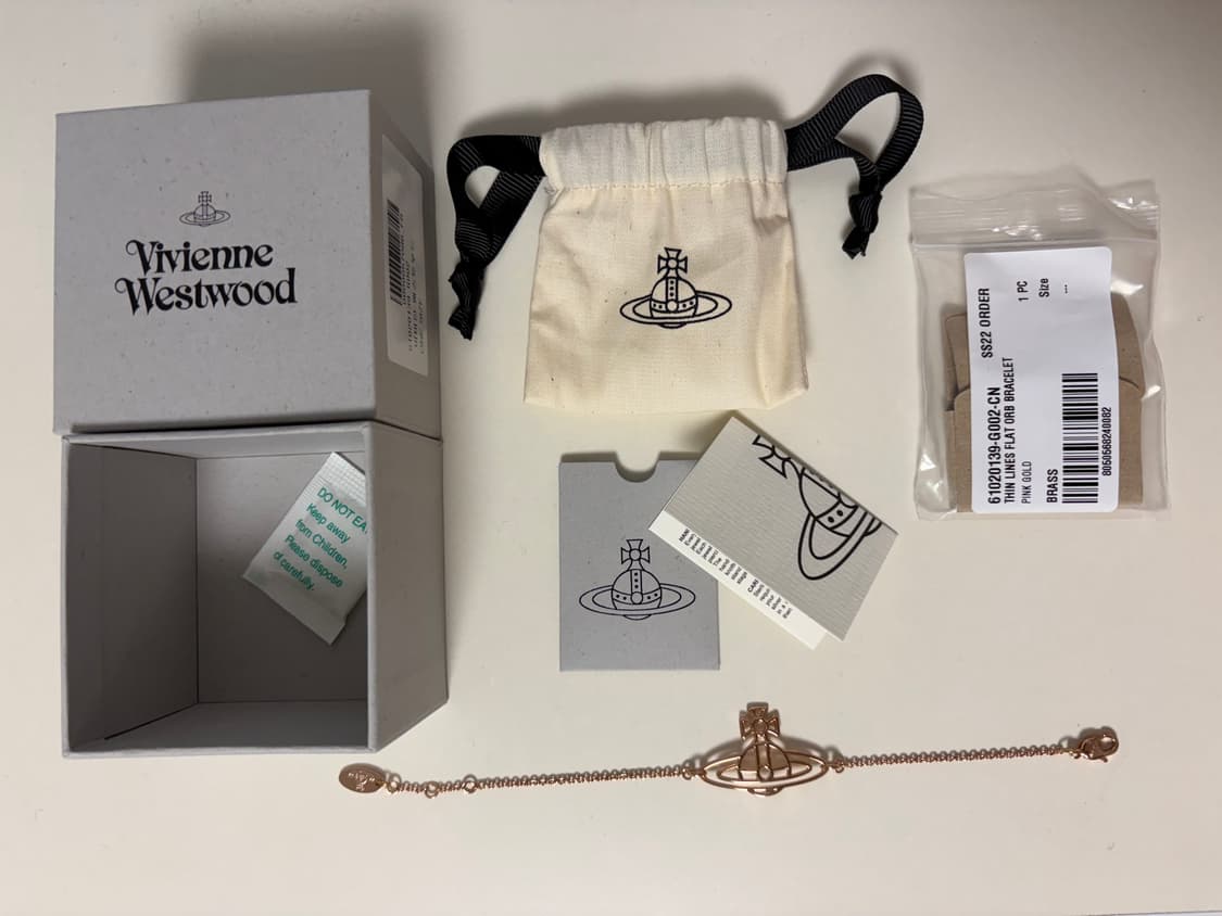 비비안웨스트우드 팔찌(새상품)(풀박) 상품이미지2