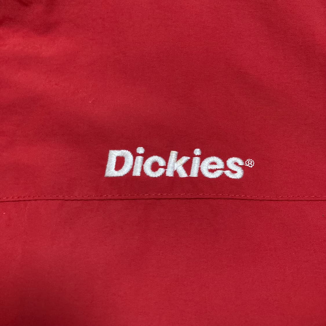 디키즈 스몰 로고 레드 바람막이 상품이미지2