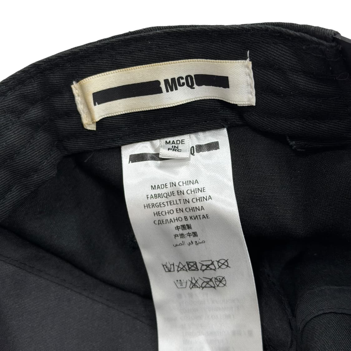MCQ 엠씨큐 스냅백 모자 블랙 레드 상품이미지5