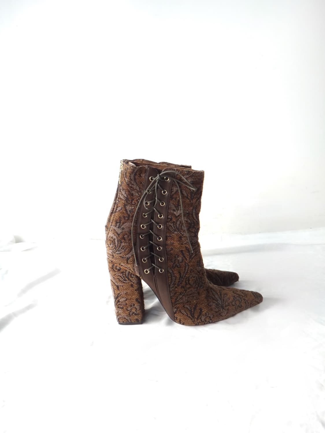 EIMY ISTOIRE pattern twist short boots 상품이미지2