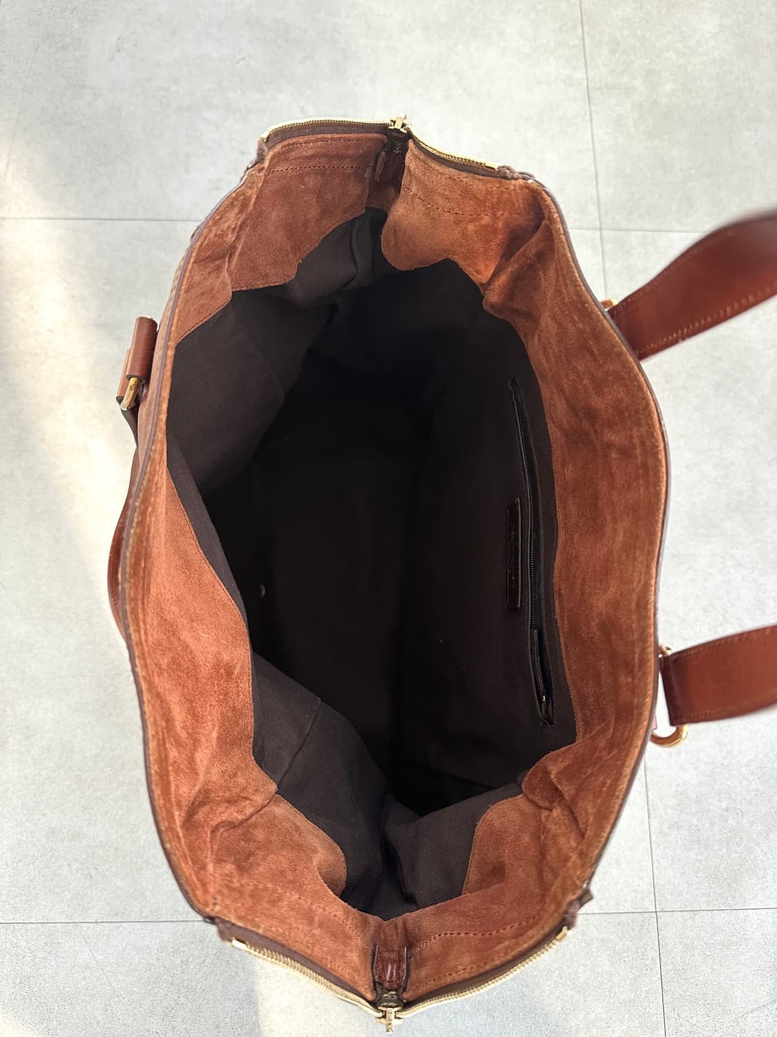 생로랑 YSL 다운타운  브라운 레더 백 상품이미지8