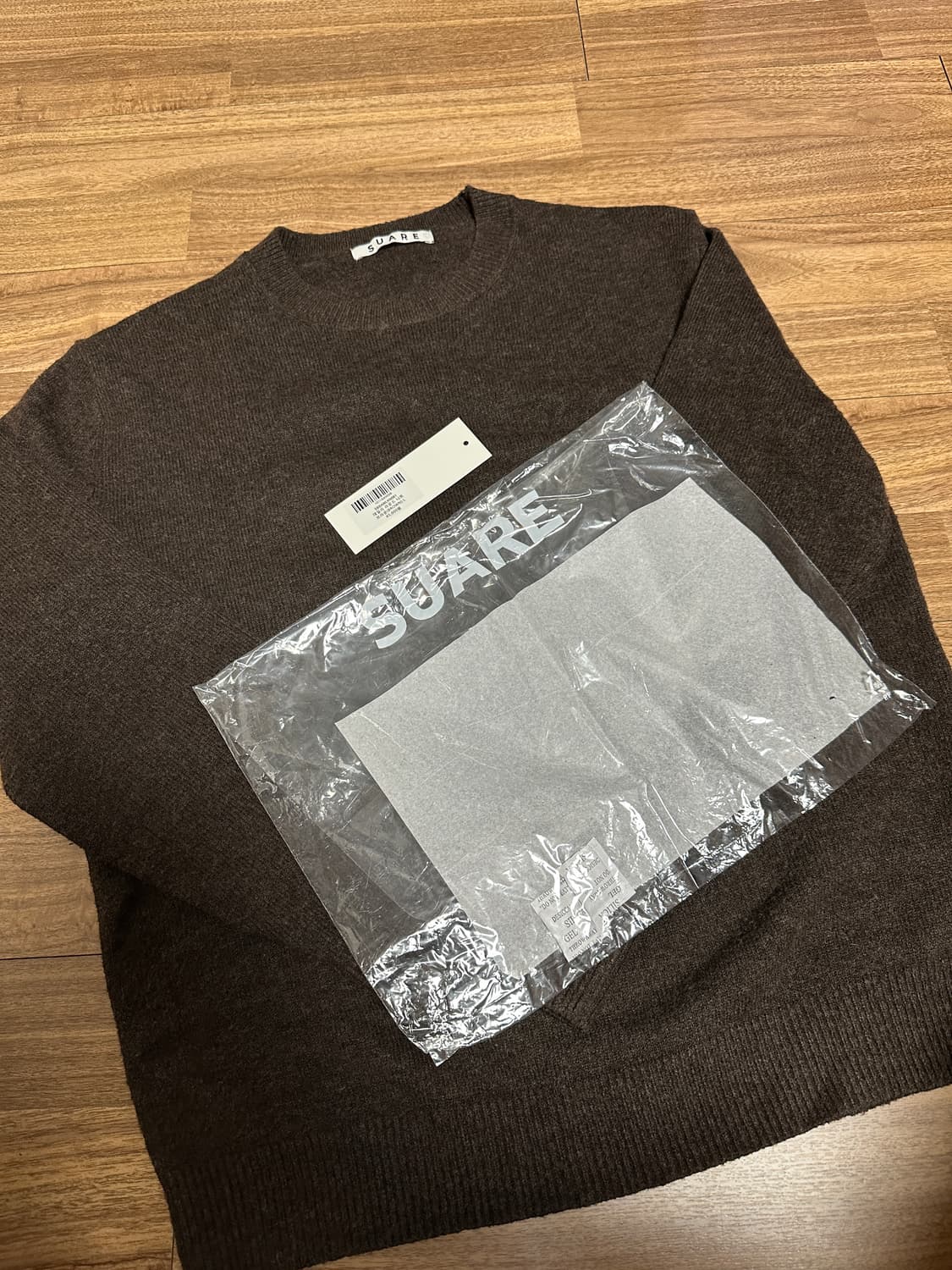 [L] 수아레 데일리 라운드 니트 브라운 상품이미지2