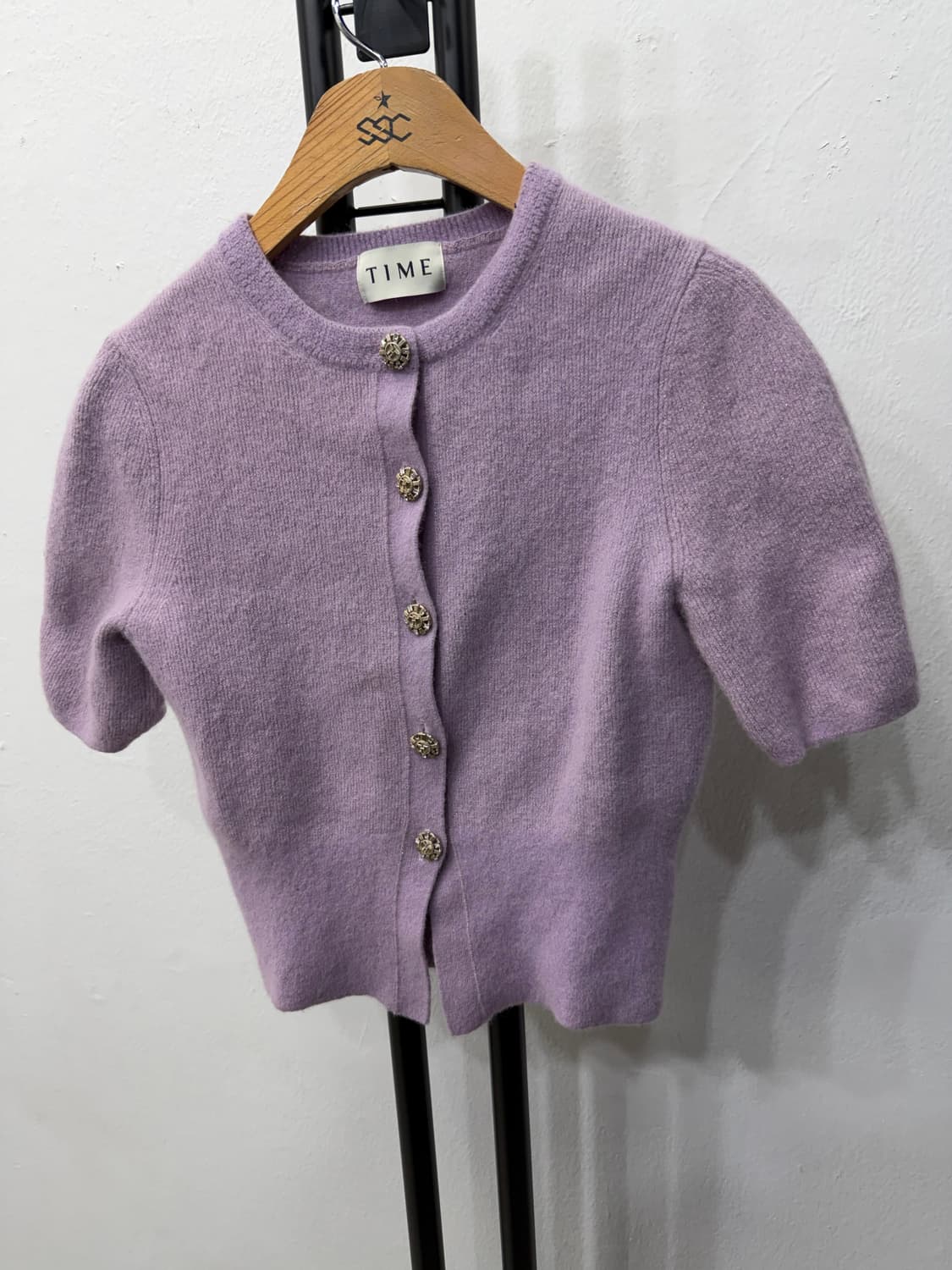 정품) TIME 타임 한섬 24ss 라일락 가디건 85 상품이미지3