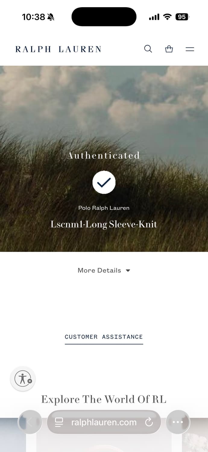 QR) 폴로 랄프로렌 네이비 맨투맨 급처합니다!! 상품이미지4