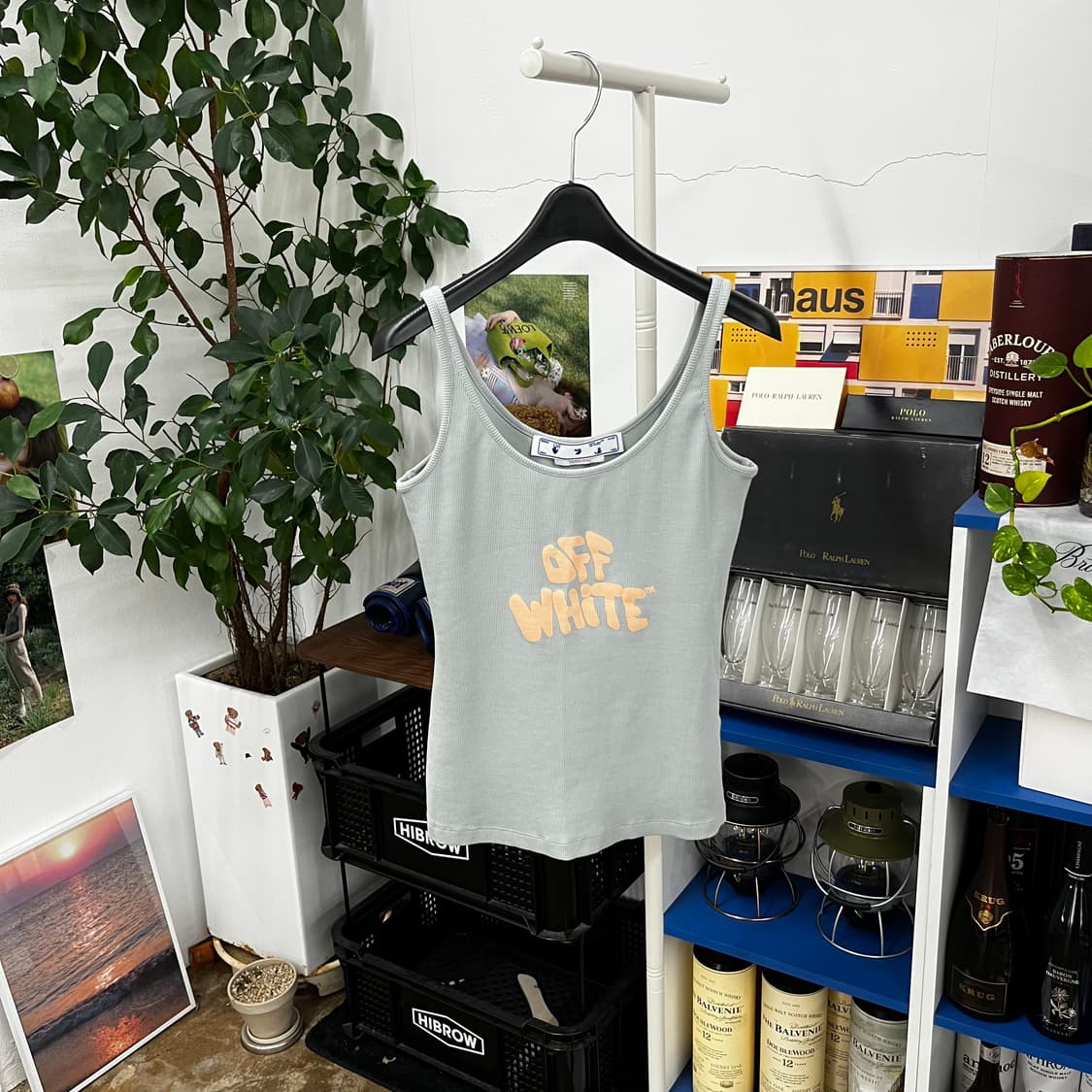 오프화이트 슬리브리스 M 상품이미지1