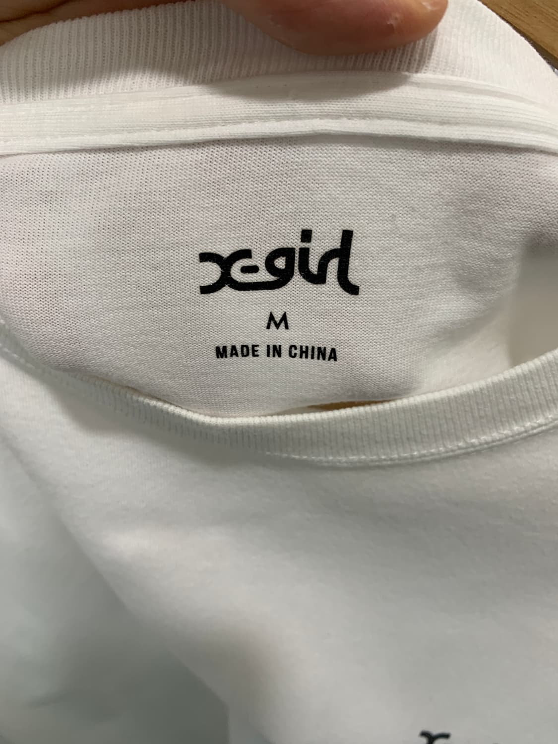 (빈티지)x-girl 엑스걸 백 프린팅 반팔티 상품이미지4