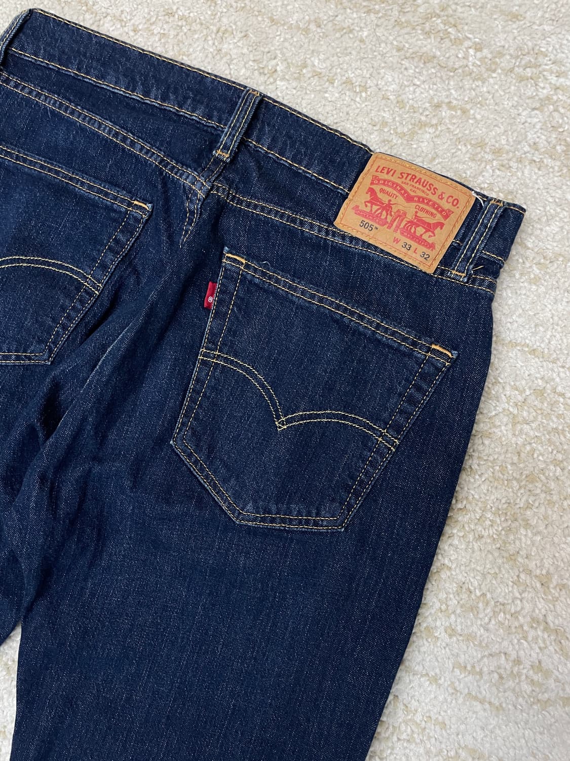 [33x32] 리바이스 505 Levis 레귤러 스트레이트 청바지 상품이미지3