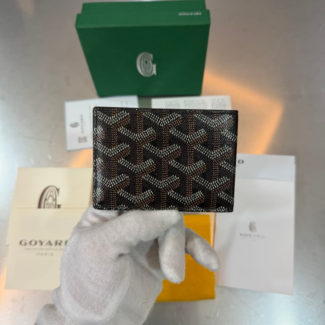 [리오브전포점] 고야드 클래식 블랙 인서트 카드지갑 상품이미지3