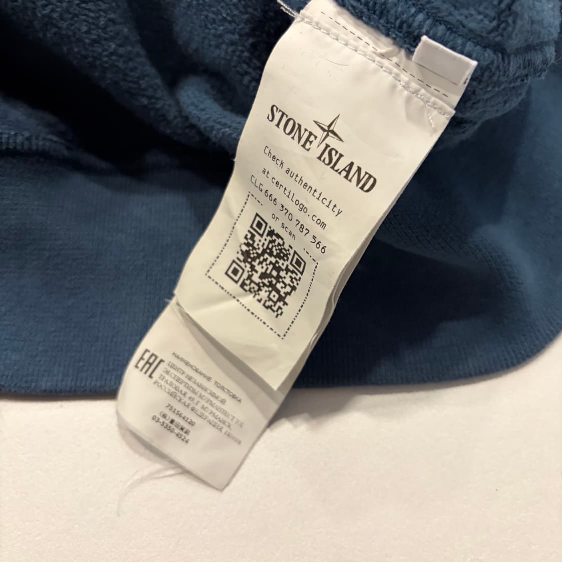 [M] 21FW 스톤아일랜드 미네랄 블루 후드티 D304 상품이미지7