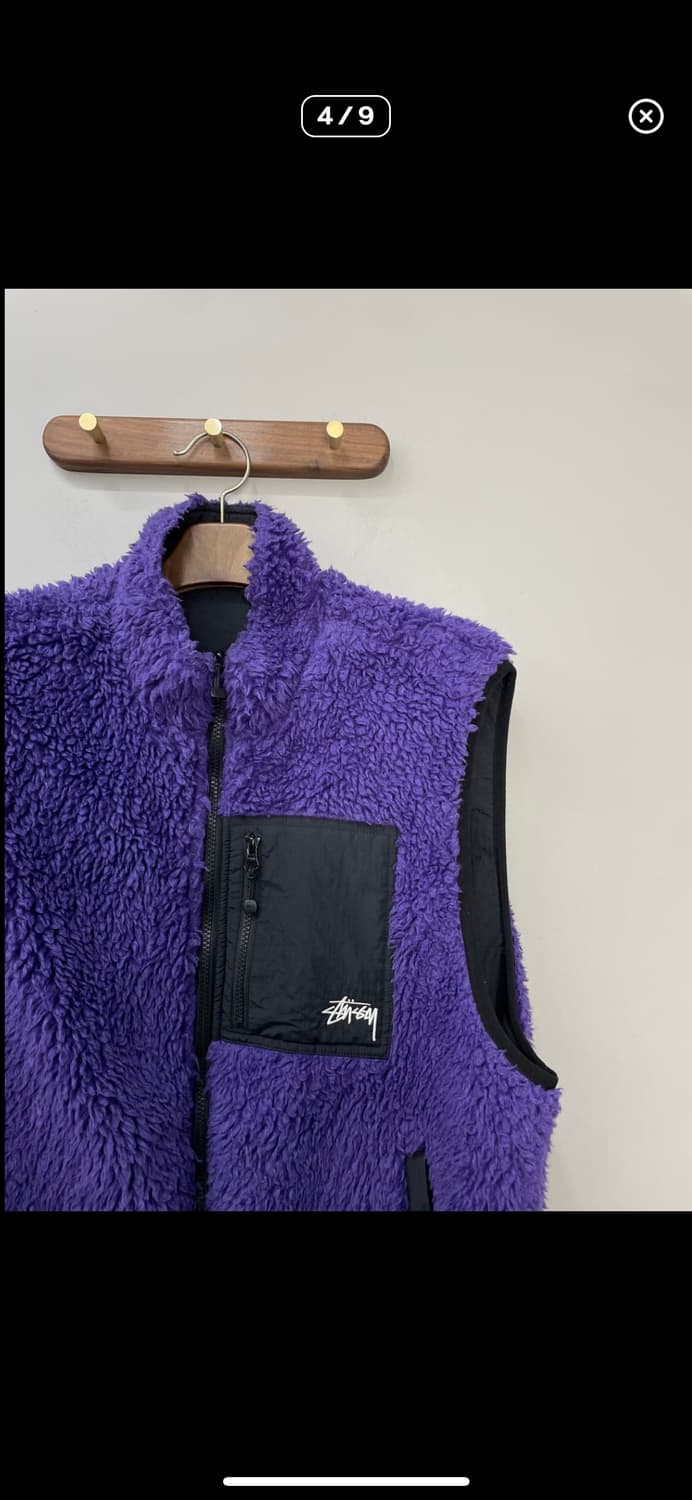 스투시 쉐르파 리버시블 플리스 베스트 A3012 상품이미지4