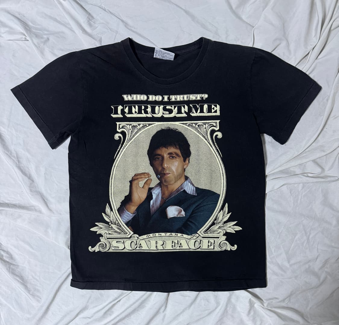 90s 스카페이스 토니 몬타나 부틀렉 티셔츠 알 파치노 상품이미지1