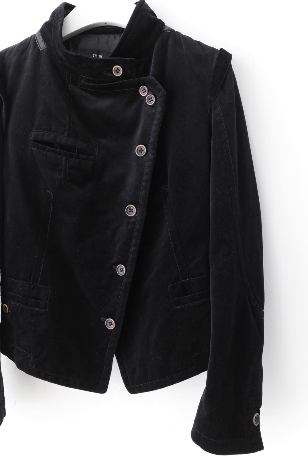 system) button velvet jacket 상품이미지2
