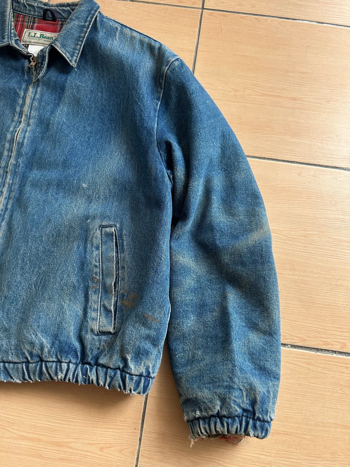 80‘s LL.Bean 엘엘빈 데님 스윙탑자켓 상품이미지2