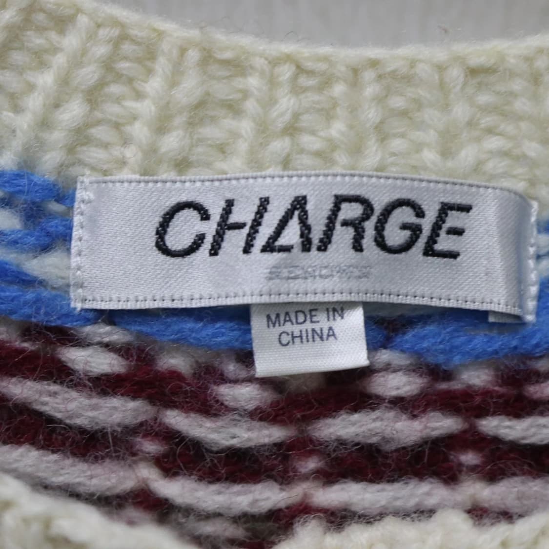 CHANGE 울 눈꽃 패턴 가디건 62043 상품이미지7