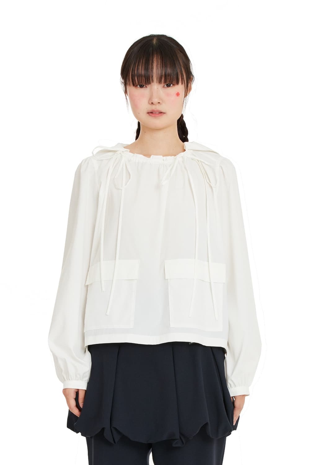 BOCBOK SERA BLOUSE (WHITE)  상품이미지1